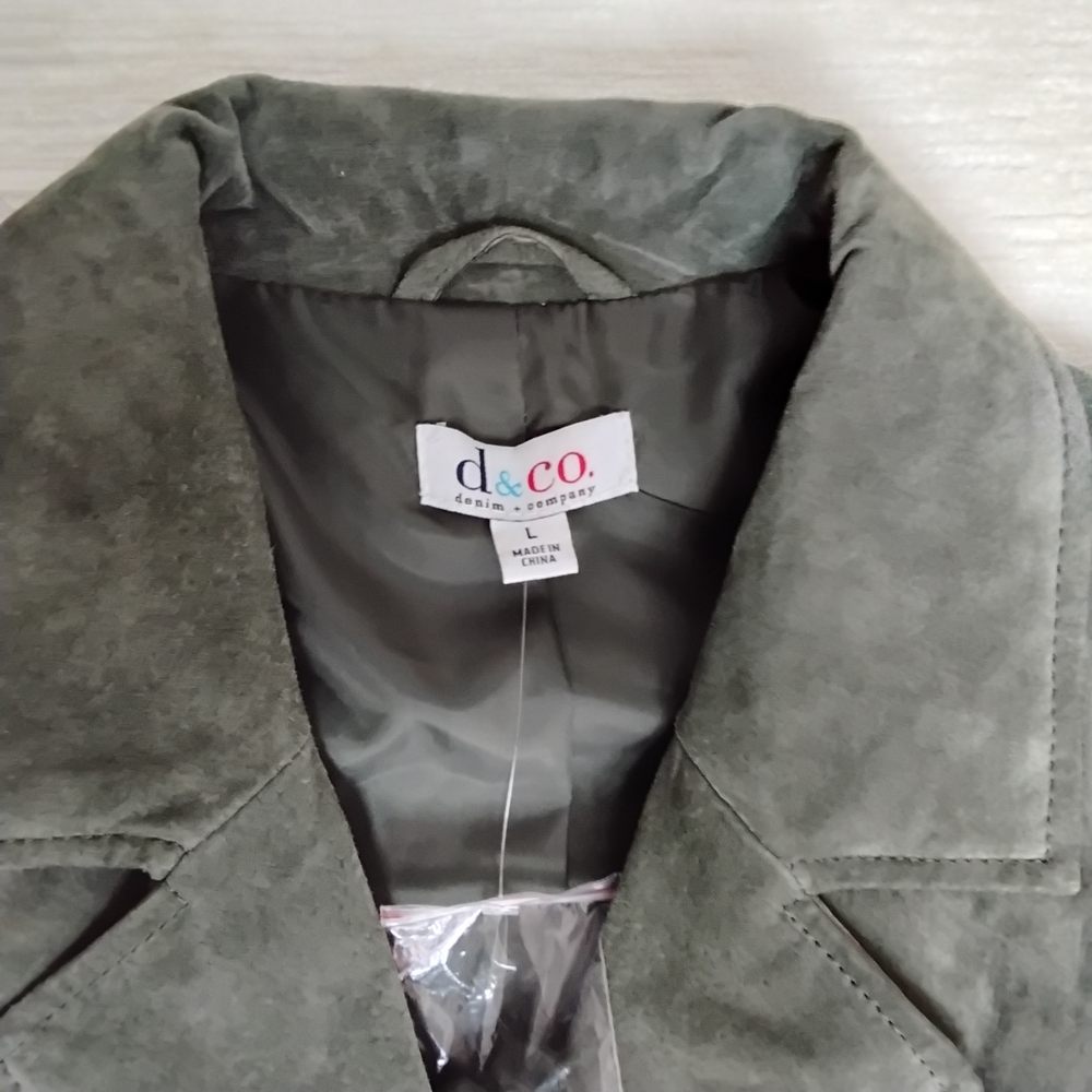 Denim&Co Olive Blazer Jacket - Picture 3 of 16